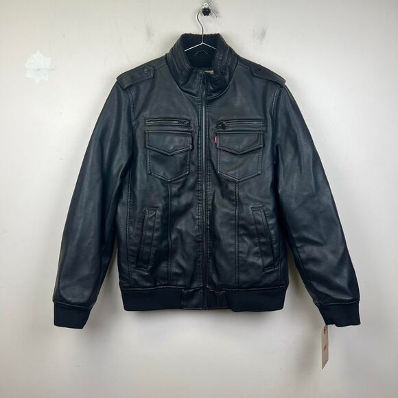 Levi's Mens Aviator Bomber Jacket Size M - Picture 1 of 8